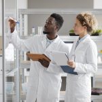 Lab operations in a lab with two people